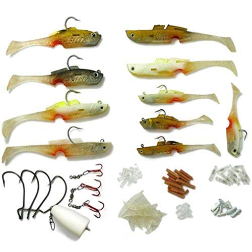Hangqiao 1 Set Esche da Pesca con Gancio Durevole Esca Artificiale Accessori per Attrezzatura da Pesca Esca da Pesca Esche Galleggianti di SamGreatWorld