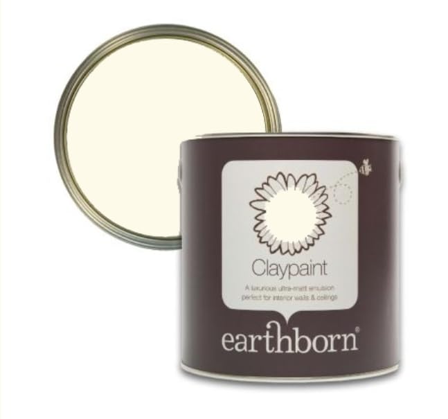 earthborn Claypaint, Breathable paint for Walls and Ceilings (Sandy Castle, 2.5 Litre) — image 1
