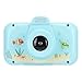3 5in Childproof Toy Camera, Babies Selfie Camera, Game and MP3 Function Camera with 3 5in HD Screen Digital Toy Camera for Kids Aged 3‑10(Blue)