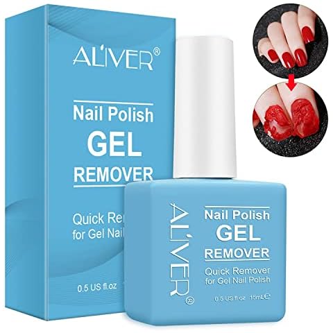 Gel Nail Polish Remover,Professional Gel Remover For Nails, Soak Off Gel Polish Remover, Peel Off In 3-6 Minutes,No Need Soaking Or Wrapping-15ml (1Pack) Cover