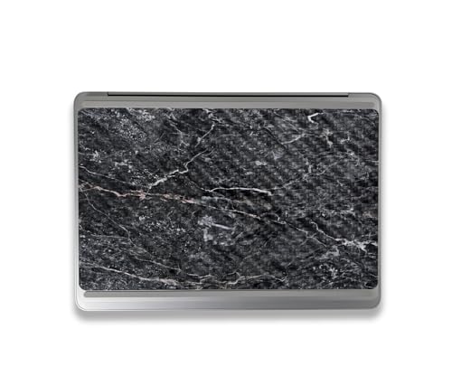 Image of MightySkins Carbon Fiber Skin Compatible with Microsoft Surface Laptop Studio 2 (2023) Full Wrap Kit - Onyx Marble | Protective, Durable Textured Carbon Fiber Finish | Easy to Apply | Made in The USA