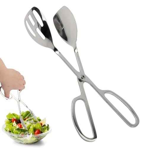 10-Inch Scissor Style Salad Serving Tongs