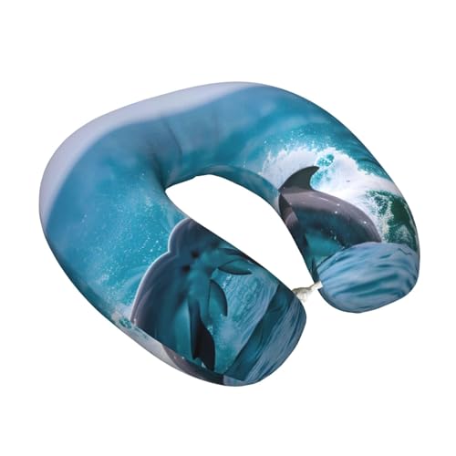 Almohada de viaje de espuma viscoelástica negra miniatura 2