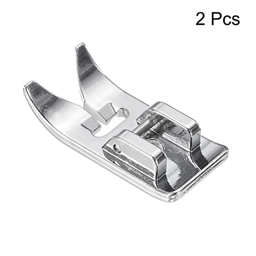 uxcell 2 piezas pie prensatelas zig zag y recto para máquina miniatura 3