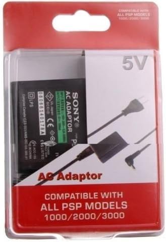 SME PSP 5V AC Charger/Adapter for Sony PSP Game Console Models 1000/2000/3000,Black