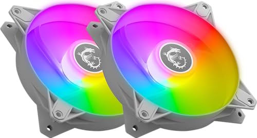 Image of MSI MPG F120 ARGB-2W- 1200 RPM, 120mm, Anit-Vibration ARGB Fans