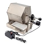 LeTkingok HD-600 Elektrischer Kaffeebohnenröster, 3,4L Fassungsvermögen, Haushaltsgas, Direktfeuer, Nüsse, Getreide, Sojabohnen, Edelstahl, Röstmaschine