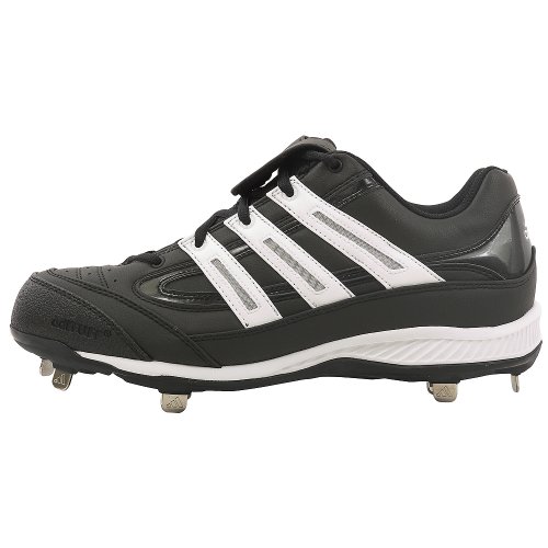 adidas Men's Spinner 7 Low (sz. 12.5, Black/White/Metallic Silver)