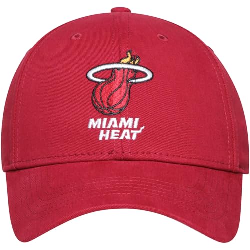 Gorra roja clásica con logo bordado Miami Basketball MVP miniatura 2