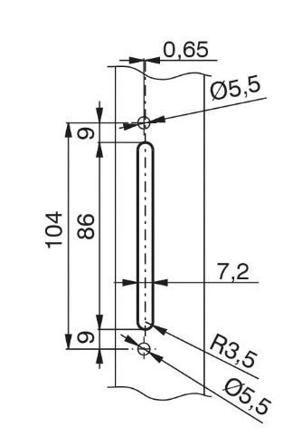 Effedielle CREMONESE GIESSE 1006 MANIGLIA PER