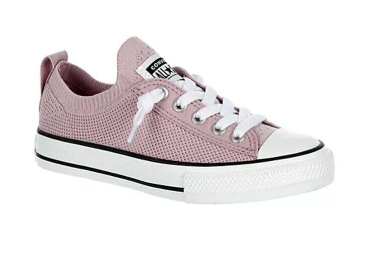 Converse Kids' Chuck Taylor All Star Kids' Knit Slip-on Shoes, Light Purple, 6 M