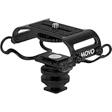 UNIVERSAL DESIGN: Will mount and attach to most cameras and recorders via standard hot shoe or tripods via 1/4" thread REDUCE VIBRATION - Walk and capture moments without picking up noise with a microphone mount that will reduce shakes and vibrations...