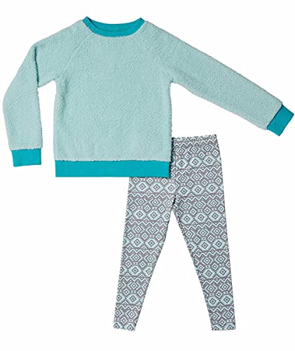 Image of 32 Degrees Heat Girls 2 Piece Sherpa Top & Leggings Set