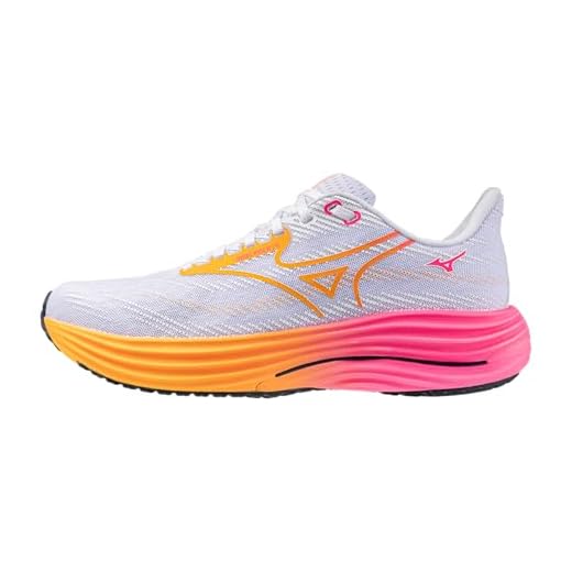 Mizuno Tênis de corrida unissex adulto Wave Rebellion Pro 3 Lo, Branco-barítono azul, 13 Wide Women/11.5 Men