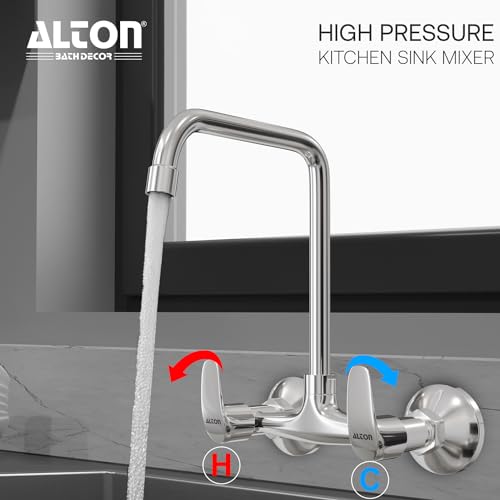 Image of ALTON MTX3570-UM, Kitchen Sink Mixer with 360 Degree Swivel Spout | Kitchen Sink Tap | Kitchen Faucet | Tap for Kitchen Sink | Taps | Kitchen Mixer