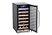 EdgeStar CWR302SZ 15 Inch Wide 25 Bottle Built-In Single Zone Wine Cooler with Reversible Lockable Door and LED Lighting - Stainless Steel