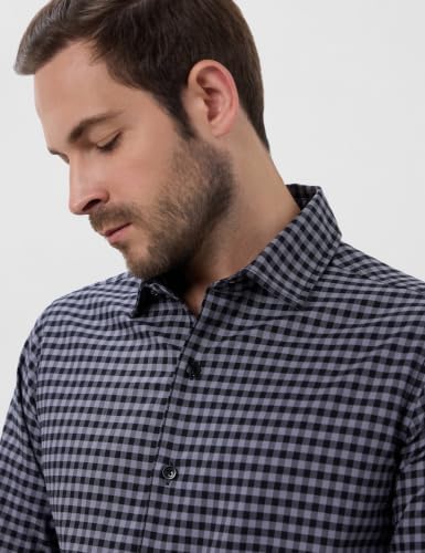 Image of Symbol Premium Men's Checkered Casual Shirt - Regular Fit | Full Sleeve | Pure Cotton (Available in Plus Sizes)