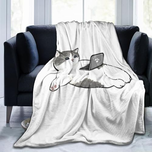 猫柄(7) 掛け布団 敷き毛布 フランネル 吸湿発熱 タオルケット肌触り 軽く柔らかい 静電気防止 ふわふわ 両面使え 四季通用 子供用 寝具 抗菌防臭エアコン毛布