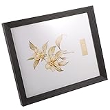 Cadre photo en bois : le cadre photo avec une apparence simple s'adapte à différents styles d'intérieur.