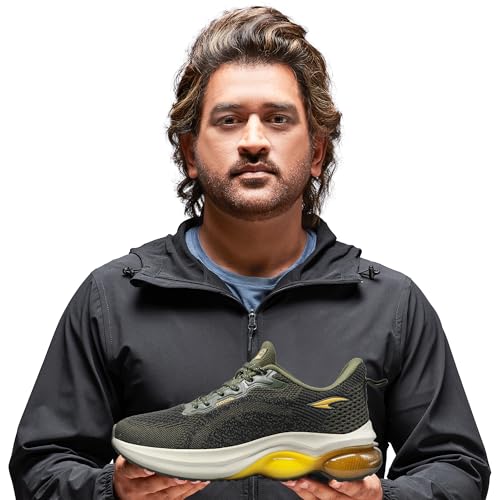 Image of ASIAN Men POWERPLAY-08 Running and Casual wear Running Shoes with Laces, Lightweight and Comfortable Shoes with Upper Fabric and Phylon Sole for Men & Boys