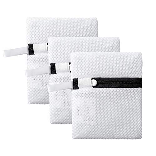 [Amazonブランド] Umi.(ウミ) 洗濯ネット 洗濯洗剤ネット マグネシウム粒 アロマビーズ セラミックボール 粉石鹸 溶け残りが衣類に付き防止 洗濯DIY 消臭 洗浄 除菌 (洗濯ネット3枚セット)