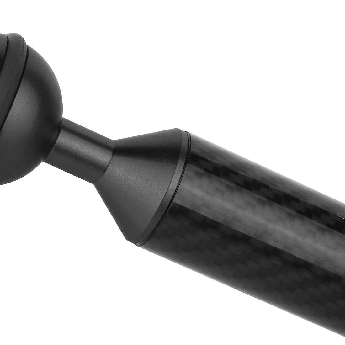 2,5 cm Doppelkugelkopf Auftrieb 12,7 cm - 30,5 cm leichter Arm für Tauchen, Fotografie, Unterwasser-Handtablett (30,5 cm, schwarz)
