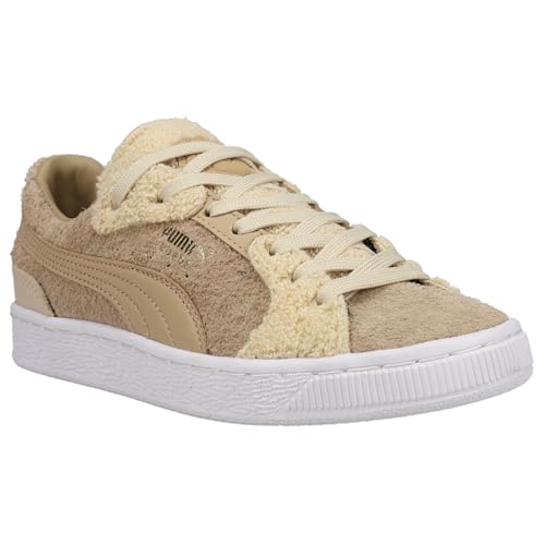 PUMA Womens Cunning Suede Lace Up Sneakers Shoes Casual - Beige2