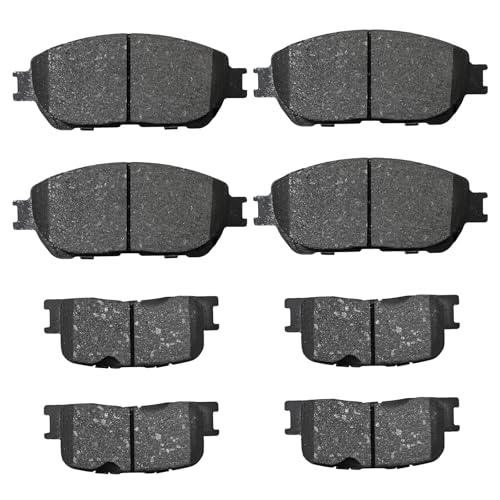 Image of 8Pcs Front Rear Ceramic Brake Pads Set D885 D906 Compatible with Lexus ES300 2002-2003 /ES330 2004-2006,Compatible with Toyota Camry 2005-2006