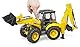 bruder 02454 - JCB 5CX eco Baggerlader - 1:16 Baustelle, Baufahrzeug, Löffelbagger, Heckbagger, Arbeiter, bworld, Baumaschine, Spielzeug