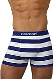 normani 6 x Herren Unterwäsche Boxershorts original Exclusive Farbe Navy Strype Größe XXL