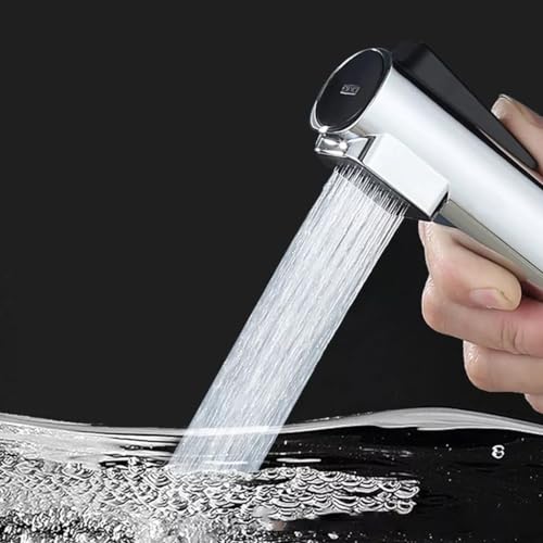 Image of BATH GURU BG2407 ABS Handheld Bidet Sprayer for Toilet, Premium High Pressure Bathroom Health Faucet, Gun Only, Chrome Plated