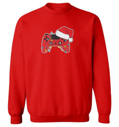 Haase Unlimited Christmas Video Game Controller - Gamer Toddler Fleece Crewneck Sweater