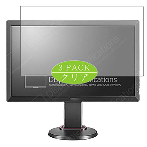 VacFun 3 Piezas HD Claro Protector de Pantalla para BenQ Zowie RL2455 / RL2455s / RL2455t / RL2455hm / RL2455TS 24" Display Monitor, Screen Protector Película Protectora (Not Cristal Templado)