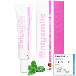 Onlysmile tandenbleekgel voor witte tanden | Tandbleek- en bleekgel met onmiddellijke ingang | Tanden witter maken – cosmetische tanden reinigen