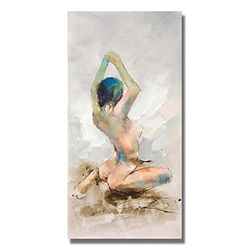 Impression sur toile dos de femme déco 40x60cm tableau moderne
