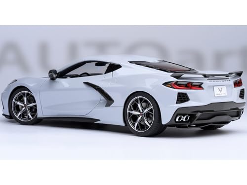Chevy C8 Stingray 1:18 Gris Cerámico AUTOart miniatura 6