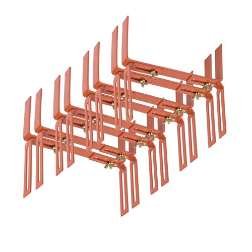 BigDean 8 Stück Blumenkastenhalter terrakotta Standard H-Form Kasten Halter Balkonkastenhalter BigDean 8 Stück Blumenkastenhalter terrakotta Standard H-Form Kasten Halter Balkonkastenhalter