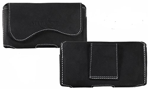 MATADOR Handytasche kompatibel mit Apple iPhone 8/12/13 MINI ECHT Leder Hülle Case Tasche Quertasche in Vintage Style mit Gürtelschlaufe und Magnetverschluss Nubuk Leder
