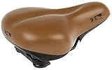  M-Wave Asiento Bicicleta Elast - L City, 265 x 200 mm Color Marron Piel