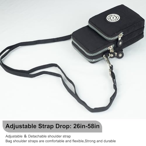 Small Crossbody Bag for Women, Mini Cell Phone Bag Wallet Purses with Adjustable Over Shoulder Strap4