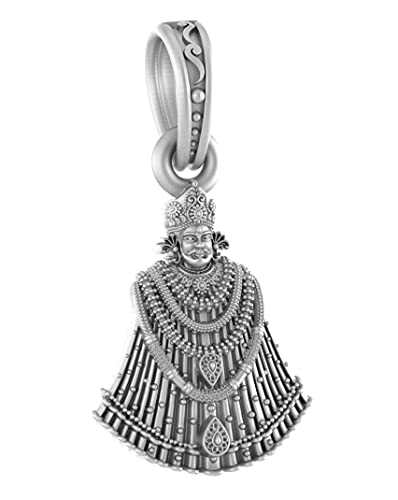 M&eacute;daillon argent sterling 92,5 % d&eacute;tail Baba Khatu Shyam de qualit&eacute;