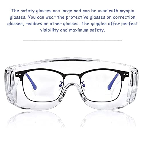 N/S 1 Transparent safety glasses 眼镜, whiite - Image 4