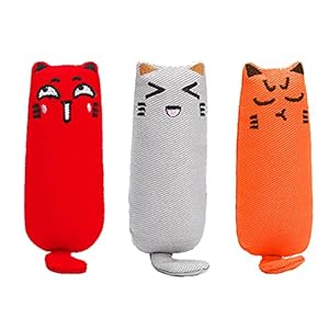Petnice 3 Pack Cat Catnip Toys Pet Catnip Teeth Cleaning Toys Cat Interactive Toys