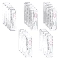 INOOMP 20pcs Uv Test Papers for Uv Testing Device Indicator for Discoloration Detection for Safety