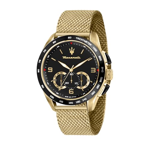 Maserati Montre pour Homme, Collection Traguardo, avec Mouvement à Quartz et...