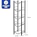 Klvied 5-Tier Heavy Duty Water Jug Organizer, 5 Gallon Cooler Jug Rack for Kitchen, Office, Living Room