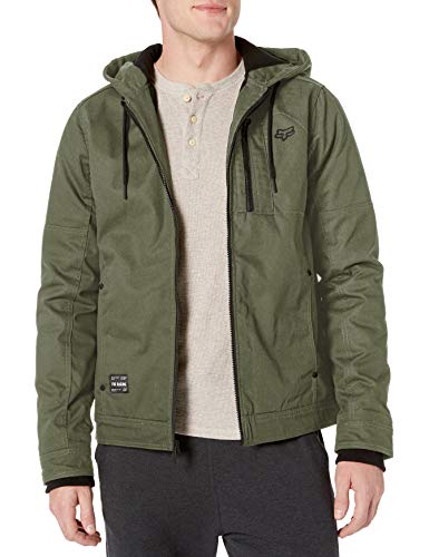 Fox racing mens mercer jacket, olive green, small