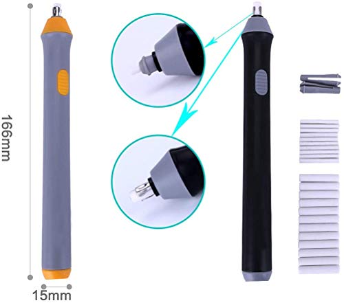 Hillento ERASERS-3PCS 3 Set Electric Eraser thumb #2