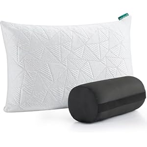 BETU Small Camping Pillow for Sleeping Ajustable Travel Pillow for Backpacking Shredded Memory Foam Pillow for Hiking Gear Pillow for Adults Kids Outdoor