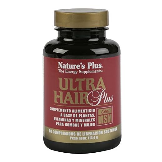 Nature´s Plus Ultra Hair Plus con MSM - 60 Comprimidos